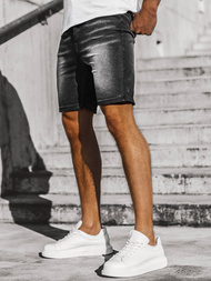 Pánske riflové kraťasy Čierne OZONEE JS/KK1072Z