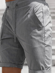 Pánske chino kraťasy grafitové OZONEE DJ/1011