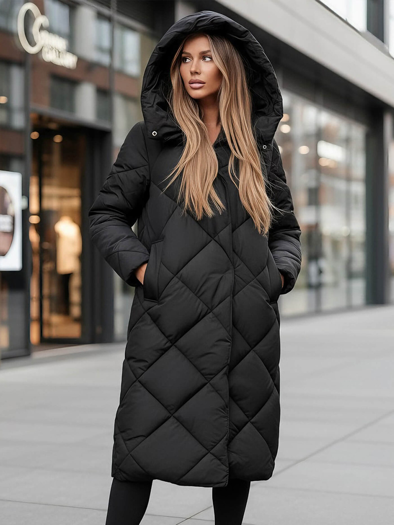 Dámska bunda čierna OZONEE JS/5M3173/392Z