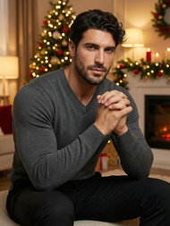 Pánsky Sveter Grafitový OZONEE NB/MMB601/3Z