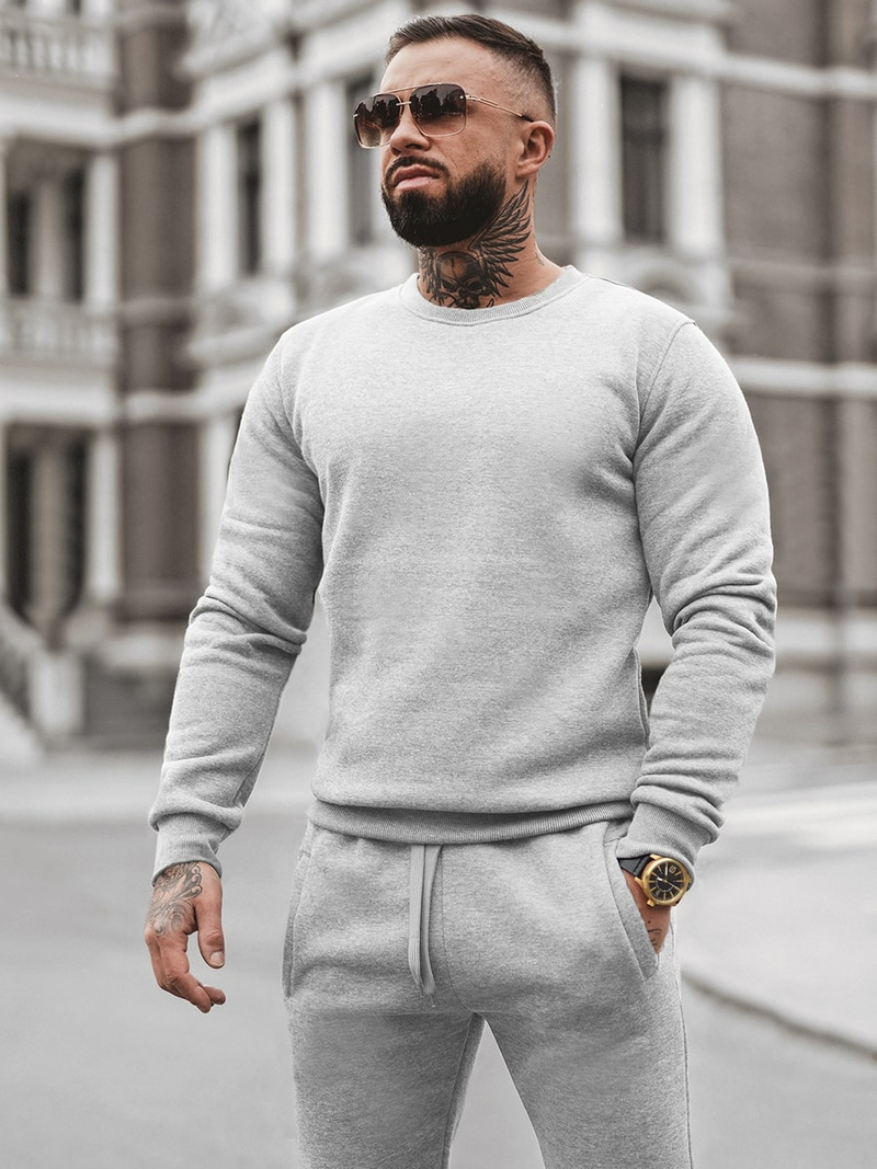 Pánska Tepláková Súprava Šedá OZONEE JS/XW2001