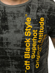 Pánske Tričko grafitové OZONEE JS/SS10920Z