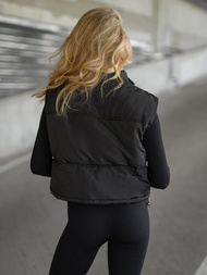 Dámska Vesta Čierna OZONEE JS/16M9209/392