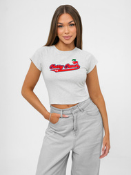 Dámske Tričko Sivý OZONEE JS/R62744