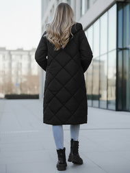 Dámska bunda čierna OZONEE JS/5M3168/392Z