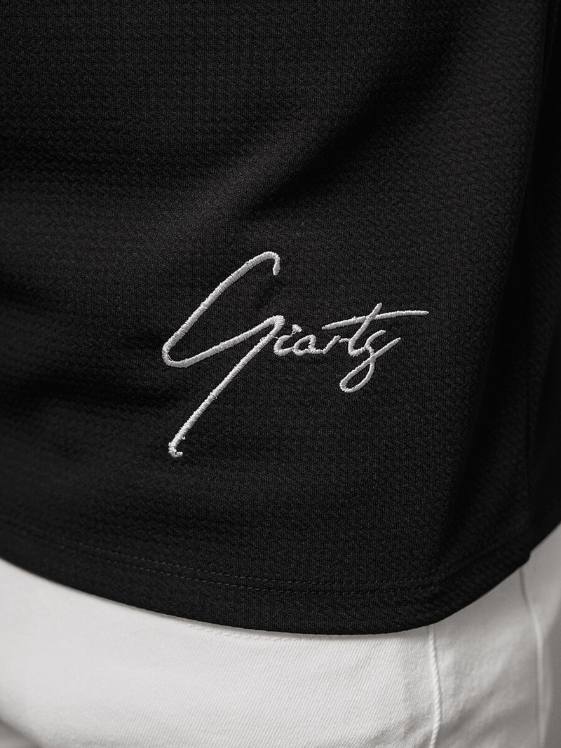 Pánske Tričko Čierne OZONEE O/L1192