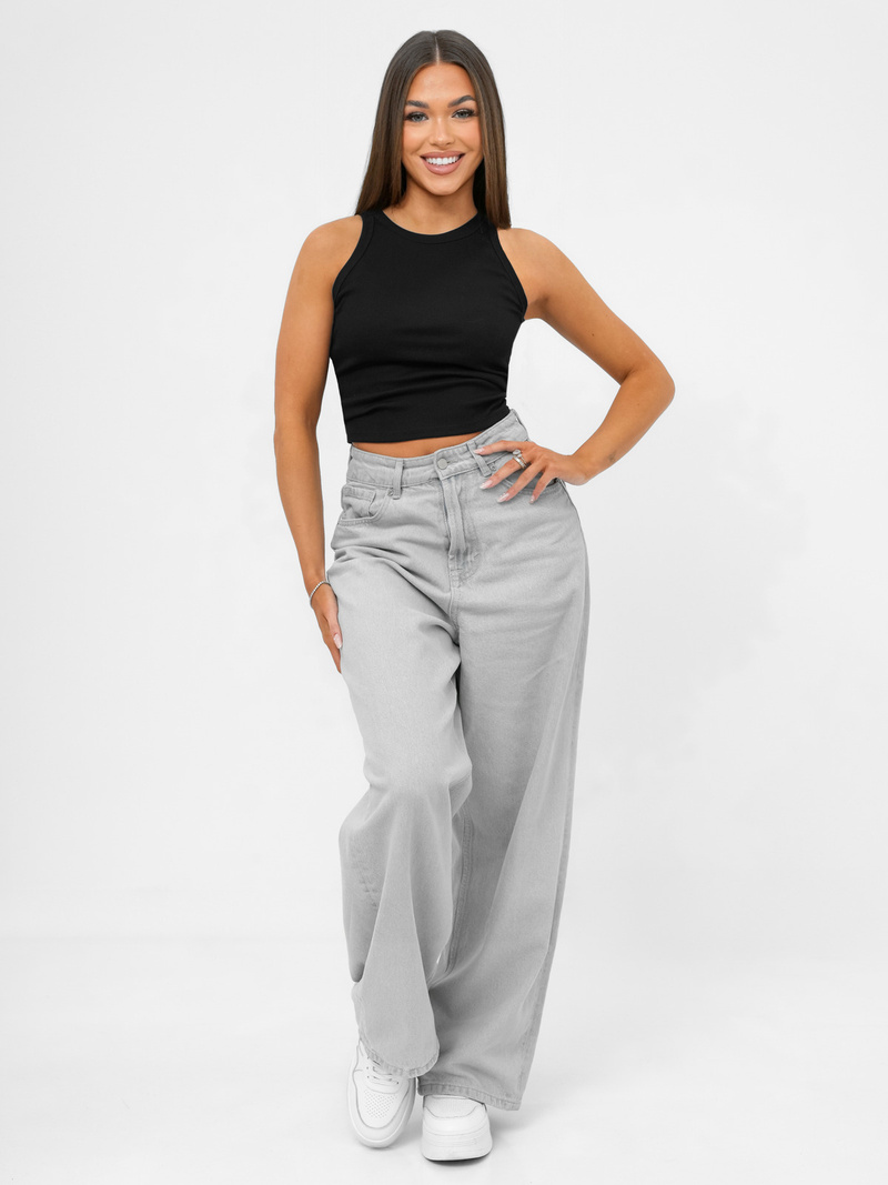 Dámske Tielko Čierne OZONEE JS/96T665/3