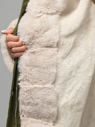 Dámska bunda zelené OZONEE JS/5M3187/136