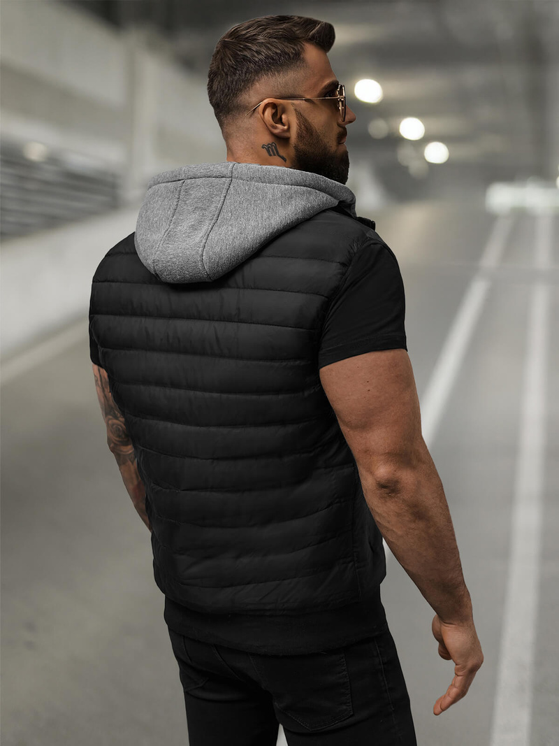 Pánska Vesta Čierna OZONEE JS/8M983/392