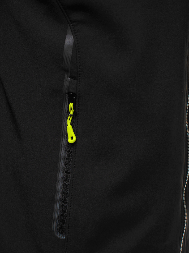 Pánska Bunda Softshell čiernožltá OZONEE GE/12269