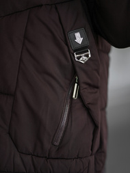 Dámska Zimná Bunda Čokoláda OZONEE JS/16M9302/158