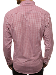 Pánska košeľa Červená OZONEE B/K58