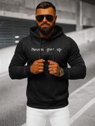 Pánska Mikina Čierna OZONEE JS/27B6512/3