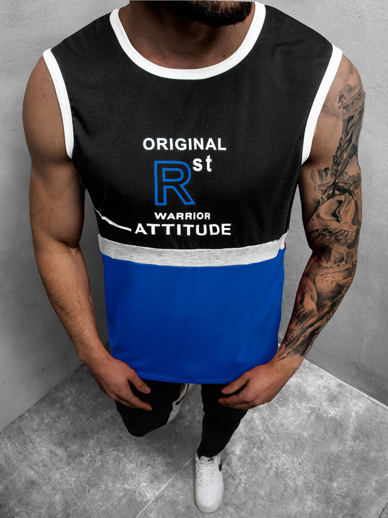 Pánske tielko modré JS/SS11082Z