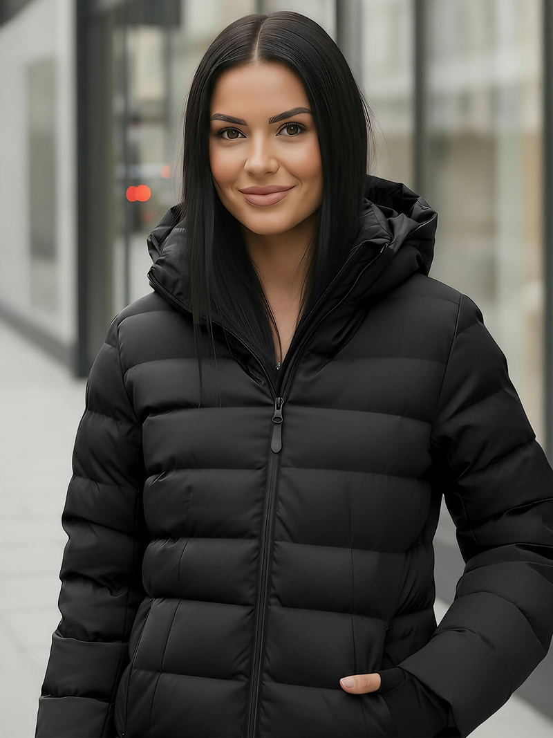 Dámska Zimná Bunda Čierna OZONEE JS/M769/392