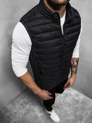 Pánska vesta Čierna OZONEE JS/LY32Z