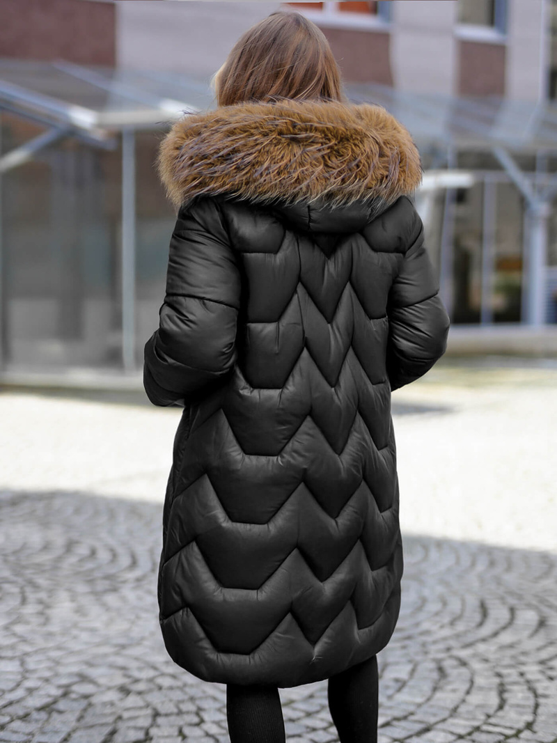 Dámska Zimná Bunda Čierna OZONEE O/5M3229/392