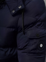 Pánska Bunda Námornícka Modrá OZONEE JS/27M8111