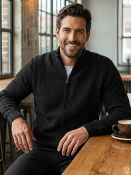 Pánsky Sveter Čierny OZONEE JS/59B3611/3