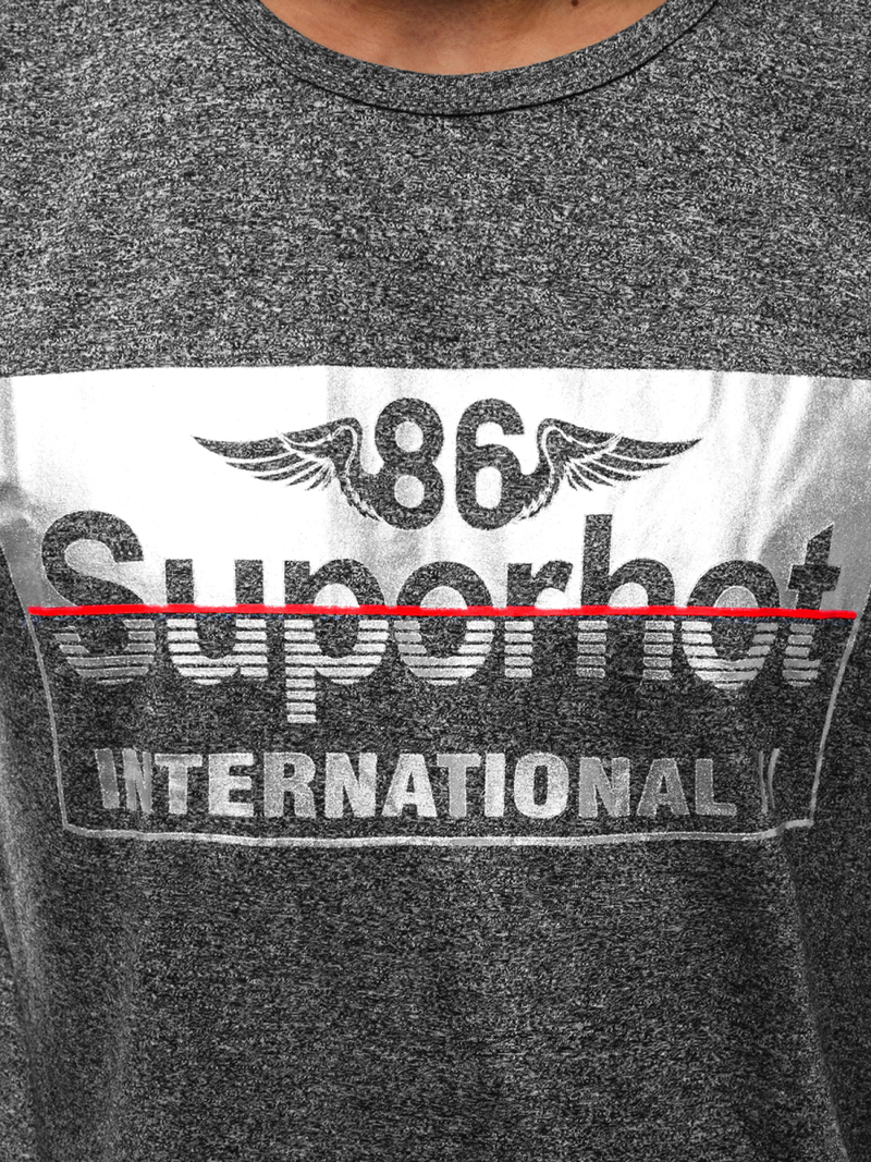 Pánske Tričko Čierne OZONEE JS/KS2056