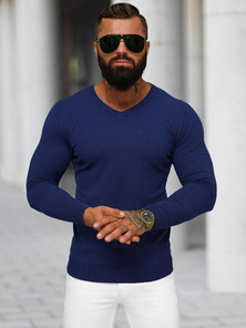 Pánsky Sveter Tmavomodré OZONEE NB/MMB601/5Z