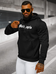 Pánska Mikina Čierna OZONEE JS/27B6509/3