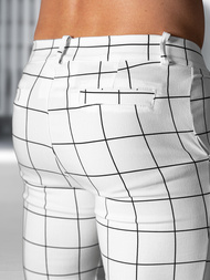 Pánske Chino Nohavice Biele OZONEE O/P4009Z