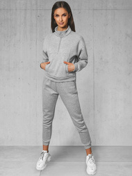 Dámska dvojdielna tepláková súprava sivý OZONEE JS/8C70/2