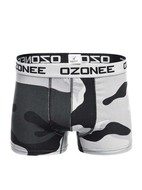 OZONEE 0953 Pánske boxerky Čierno-Biele